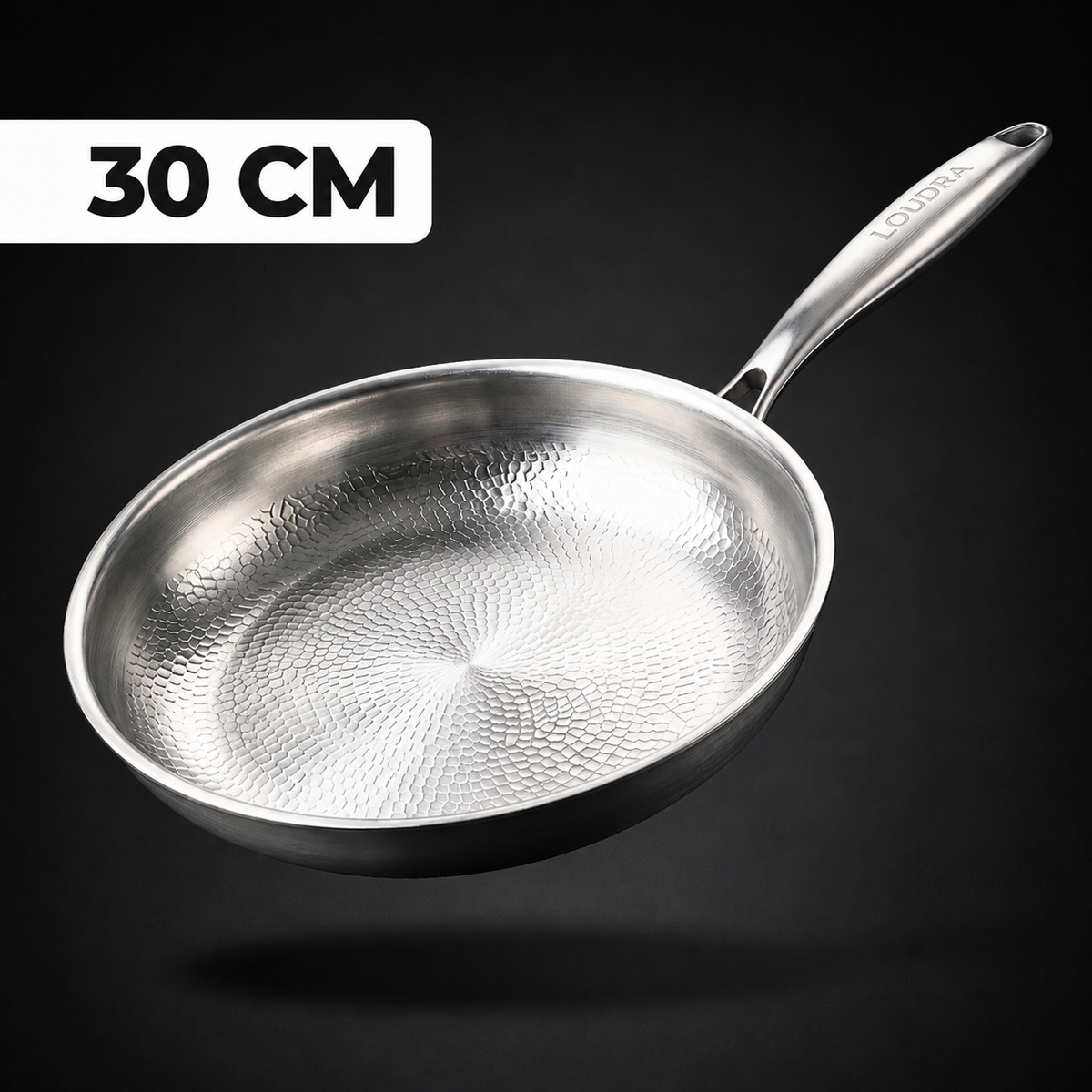 100 % puhdas titaanipannu myrkyttömään ruoanlaittoon