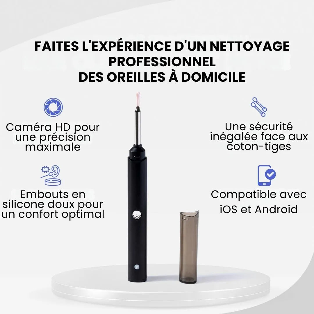 OryaneCam™ – Nettoyeur d’oreilles intelligent avec caméra HD