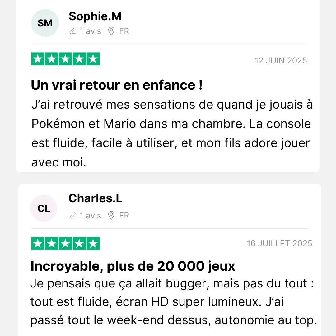 RetroPlay™ – Console portable 14 000+ jeux intégrés