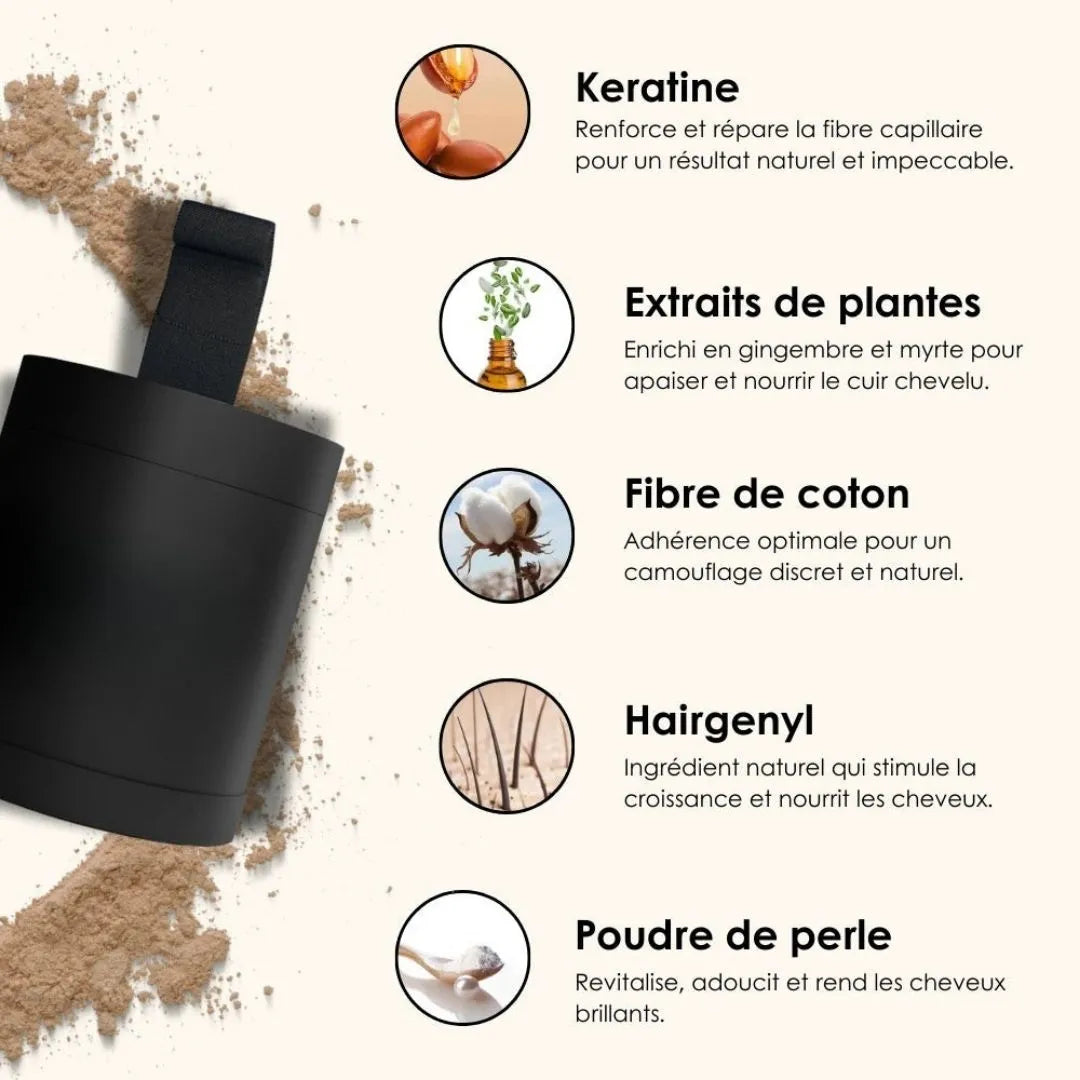 HairCover™ – Camouflage capillaire instantané