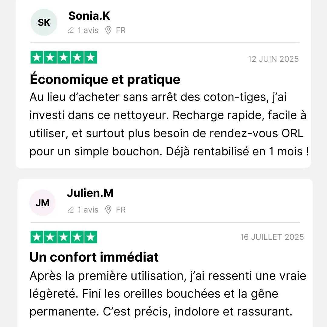 OryaneCam™ – Nettoyeur d’oreilles intelligent avec caméra HD