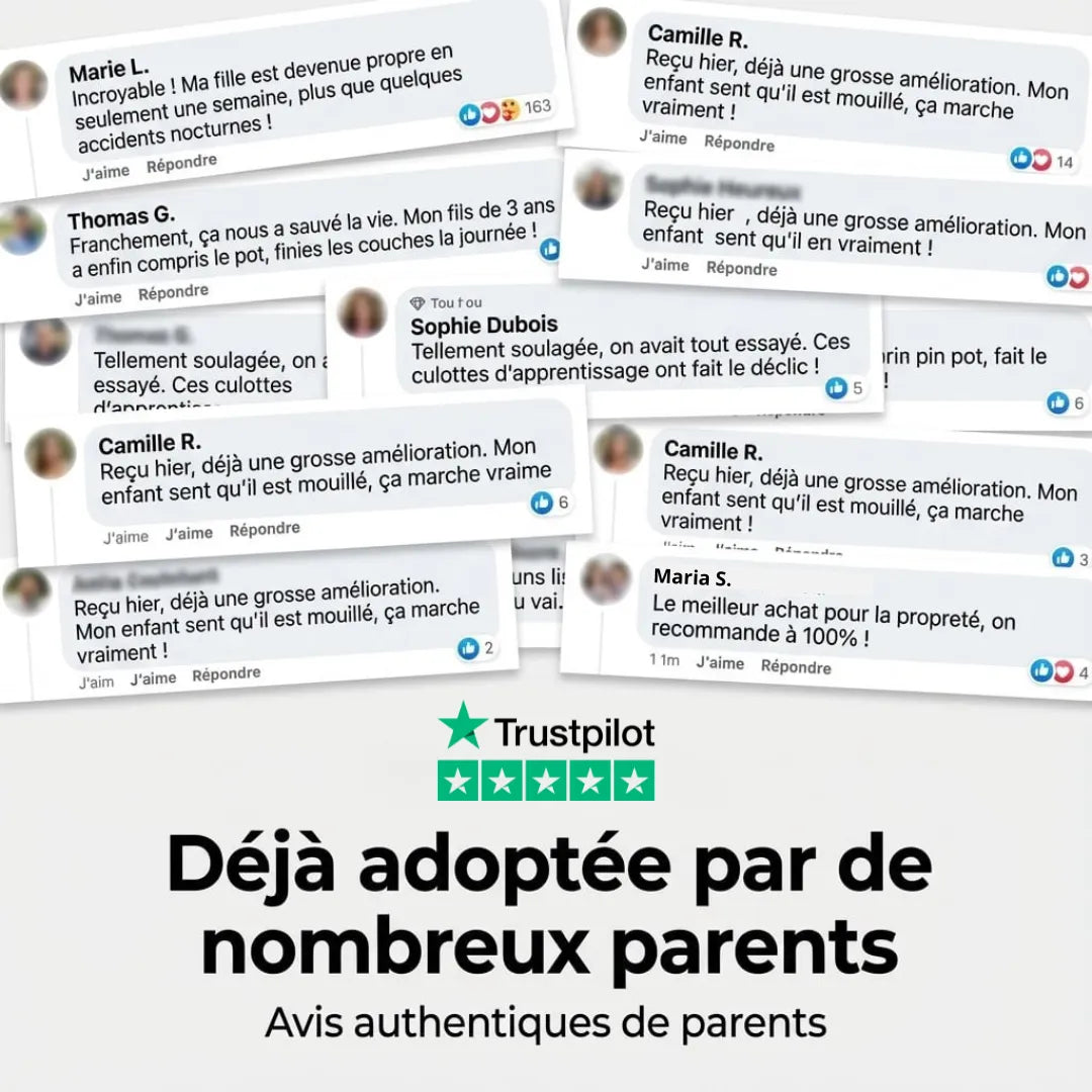 PottyFit™ – La culotte d’apprentissage réutilisable