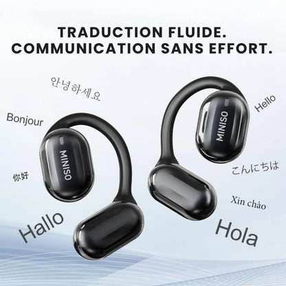 Écouteurs Traducteurs Instantanés™ – 40 Langues en Temps Réel