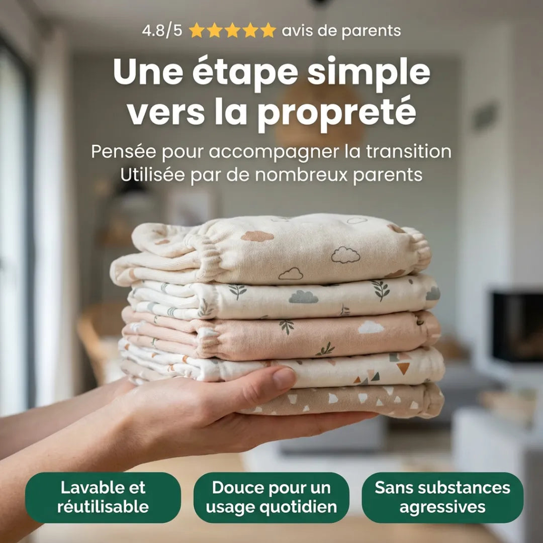 PottyFit™ – La culotte d’apprentissage réutilisable