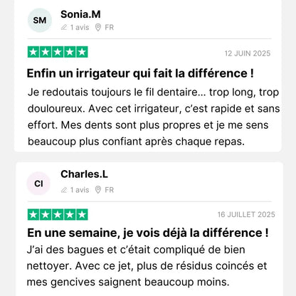SmileJet™ – Dents Plus Propres en Profondeur