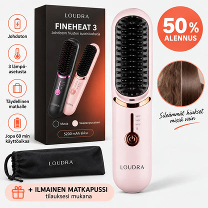 Loudra FineHeat™ 3 | Langaton suoristusharja