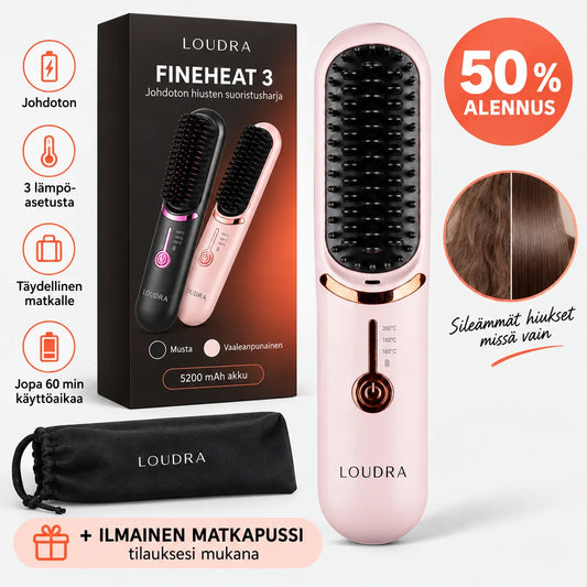 Loudra FineHeat™ 3 | Langaton suoristusharja