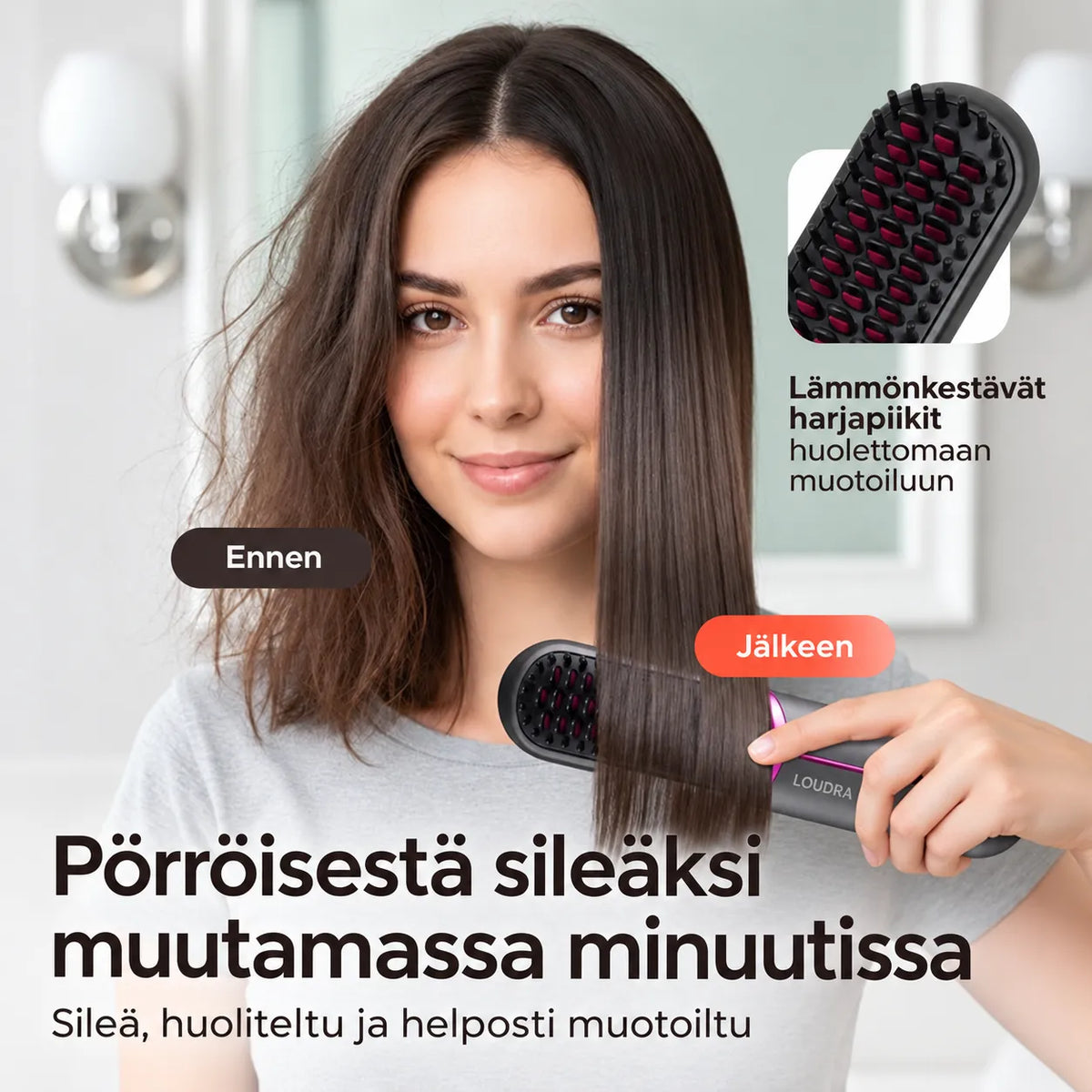 Loudra FineHeat™ 3 | Langaton suoristusharja