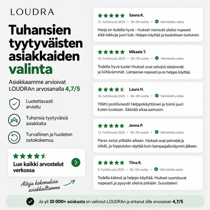 Loudra FineHeat™ 3 | Langaton suoristusharja