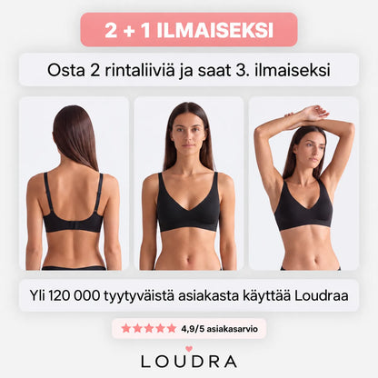 Loudra Comfort-rintaliivi – saumaton ja kaaritueton