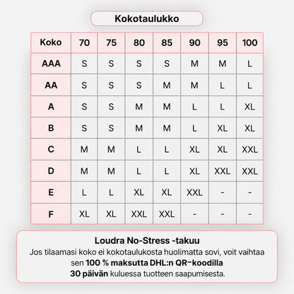 Loudra Comfort-rintaliivi – saumaton ja kaaritueton