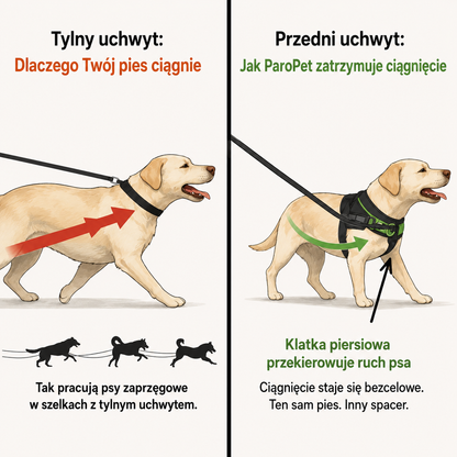 ParoPet Szelki Antyciągowe dla Psa