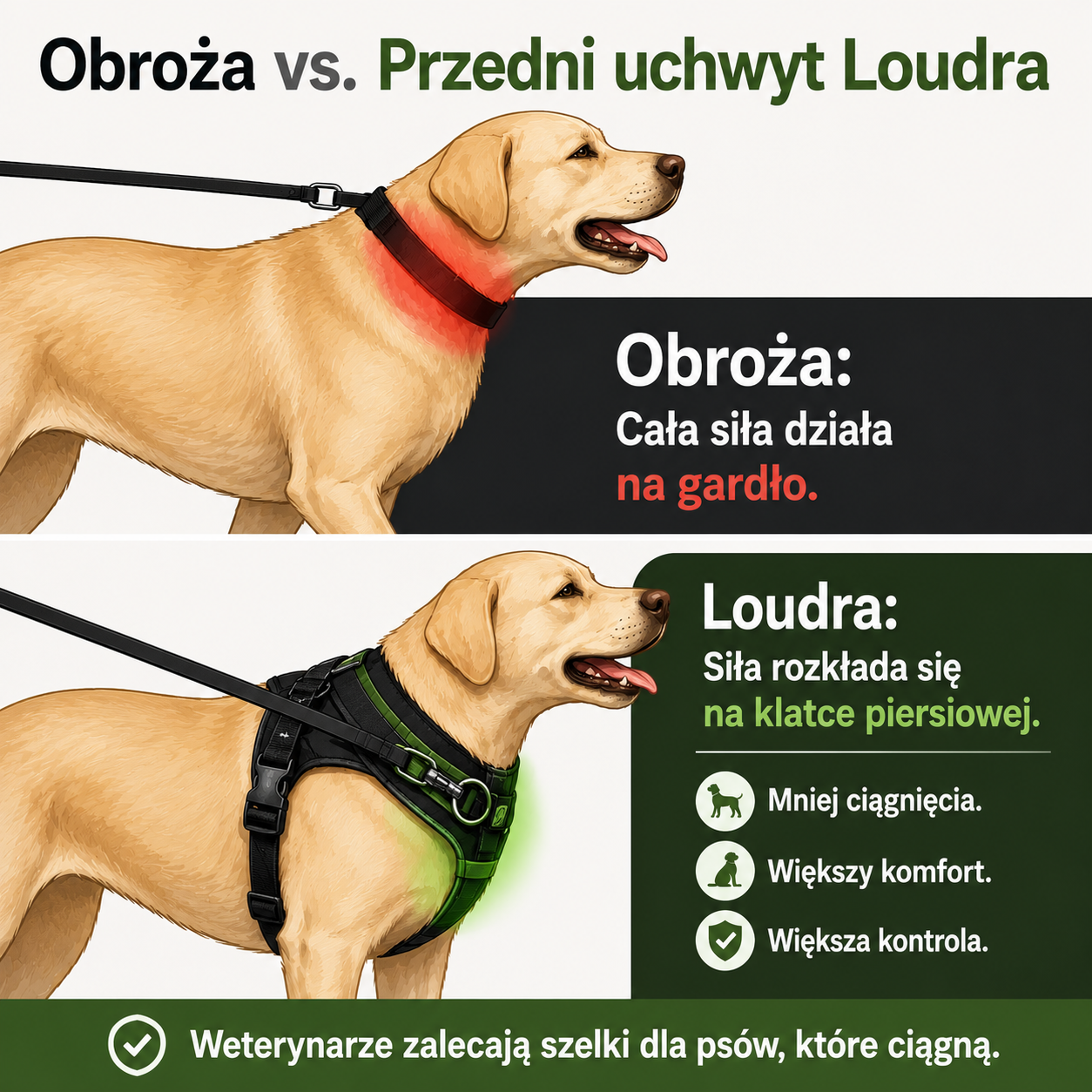 ParoPet Szelki Antyciągowe dla Psa