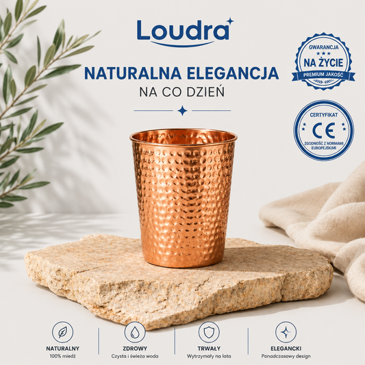 Szklanka z Kutej Miedzi Loudra™