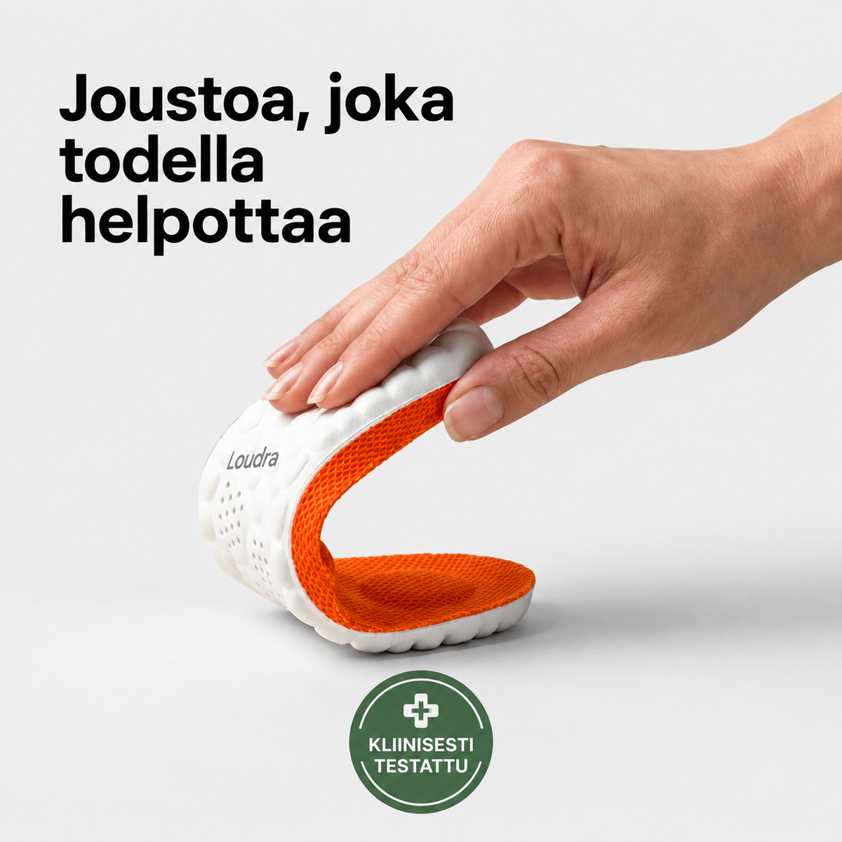 OrthoComfort-pohjallinen – ortopedista helpotusta