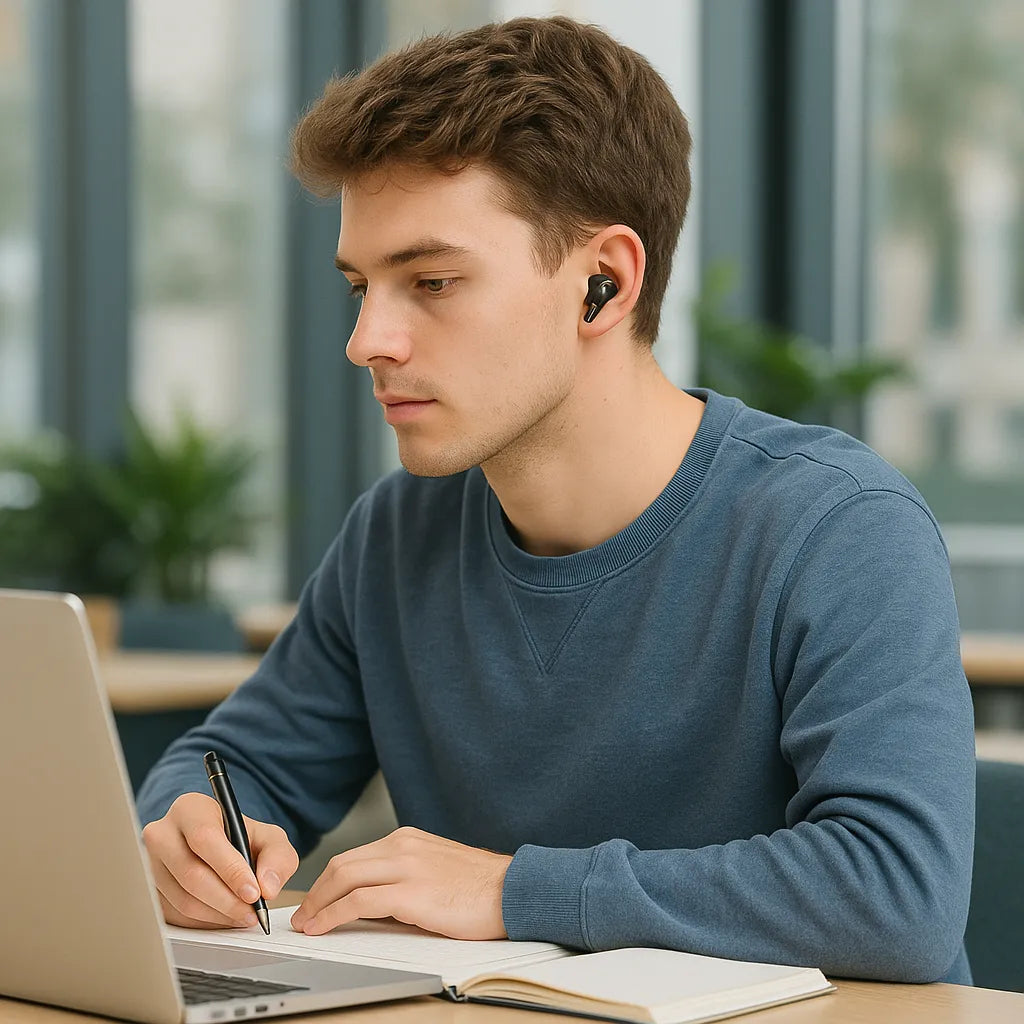 Écouteurs Traducteurs Instantanés™ – 40 Langues en Temps Réel