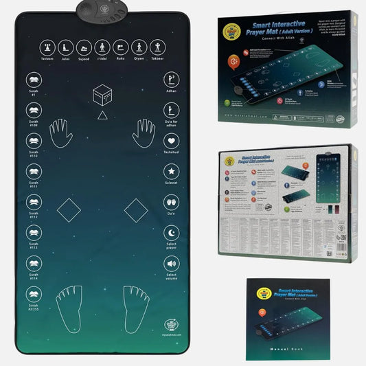 Tapis de Prière Intelligent™ – Apprenez & Priez Avec Sérénité